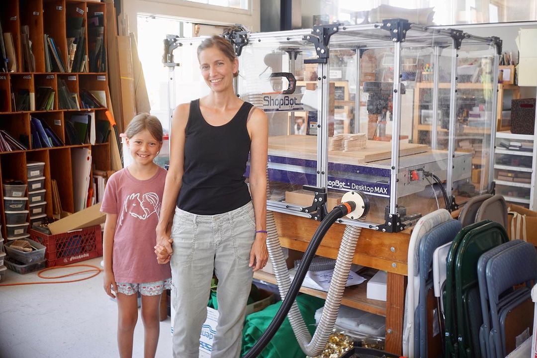 Interior of San Diego Craft Collective located in Liberty Station offering nonprofit art classes, workshops, and educational programs featuring founder Steffanie Dotson