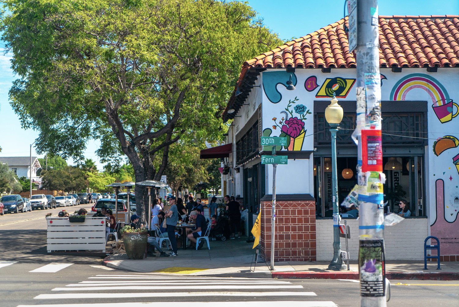 Exterior of San Diego restaurant Matteo in South Park founded by Buona Forchetta's restaurant group 