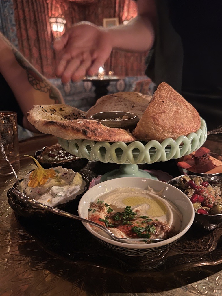 The best food and drinks in San Diego to try this month featuring Salatim Platter from Leila restaurant in North Park