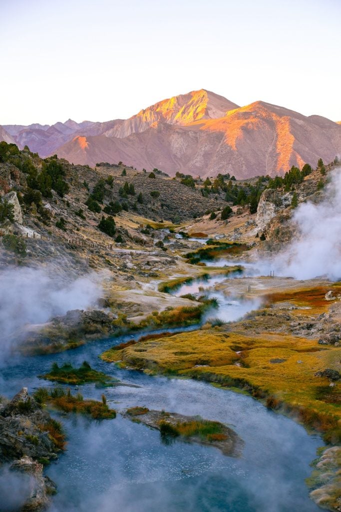 Explore Hot Creek Geologic Site for a beautiful experience in nature without the crowds.