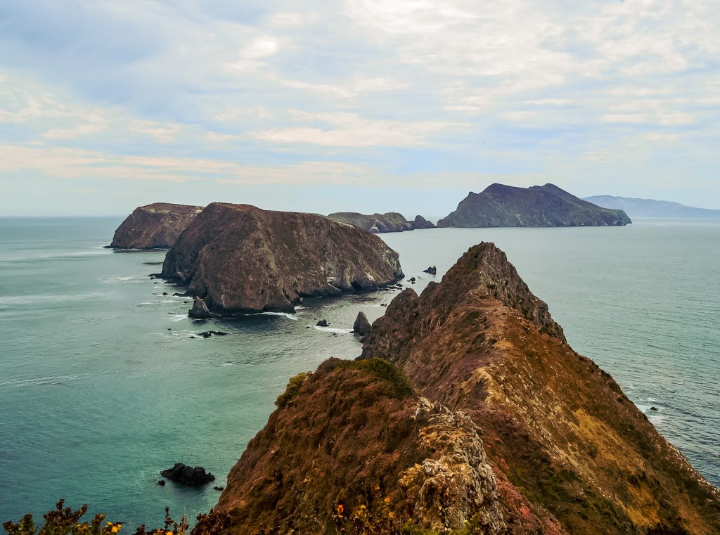 Aerial view of Inspiration Point at Anacapa Island found in Channel Islands National Park