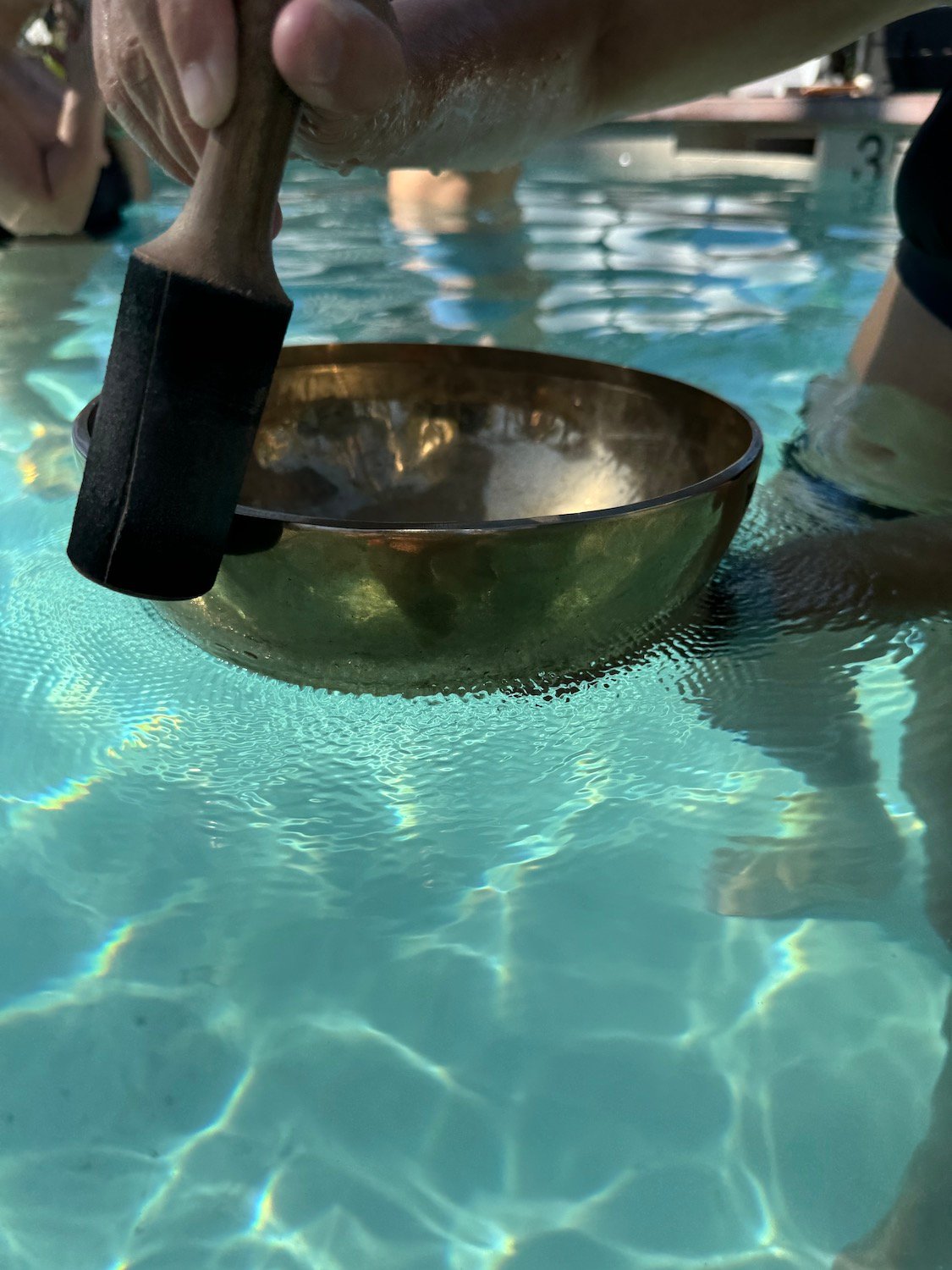 An aqua sound bath ritual at Murrieta Hot Springs Resort in San Diego