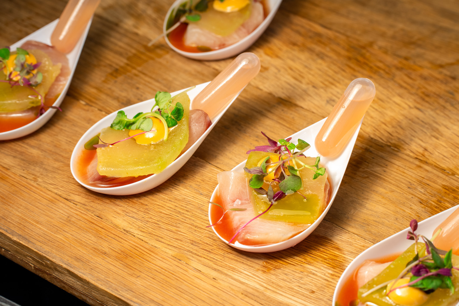 Del Mar Wine Food Festival 2024 VIP Experience featuring bluefin sashimi food