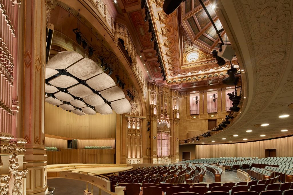 Interior of the Jacobs Music Center following a $125M renovation