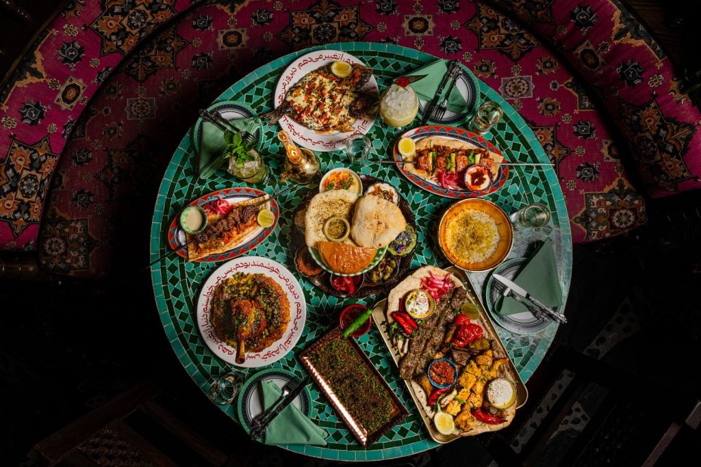 Inside Consortium's New Persian Restaurant Leila in North Park