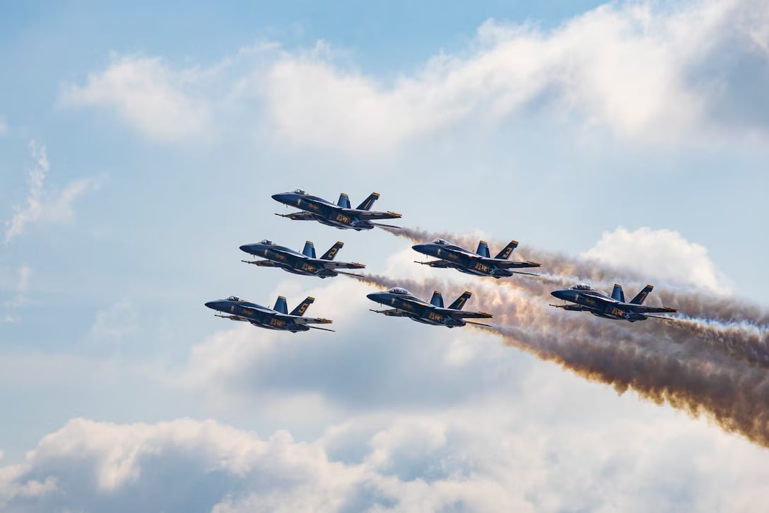 Things to do in San Diego this weekend September 26-29, 2024 featuring the Miramar Air Show and blue angels