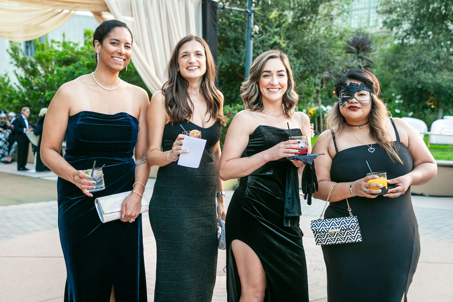 Old Globe's 2024 Gala Black and White Masquerade at Balboa Park, San Diego 