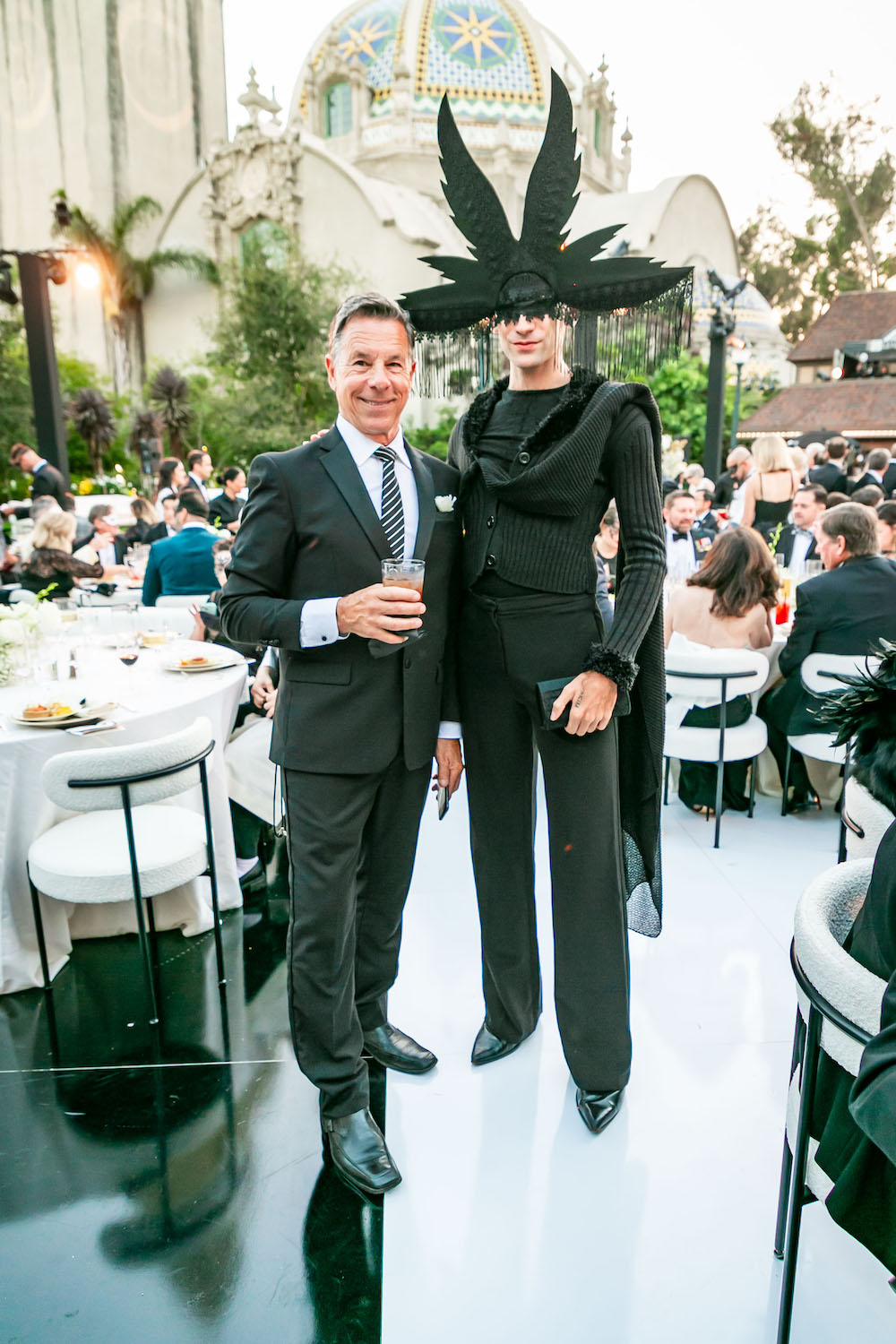 Old Globe's 2024 Gala Black and White Masquerade at Balboa Park, San Diego 