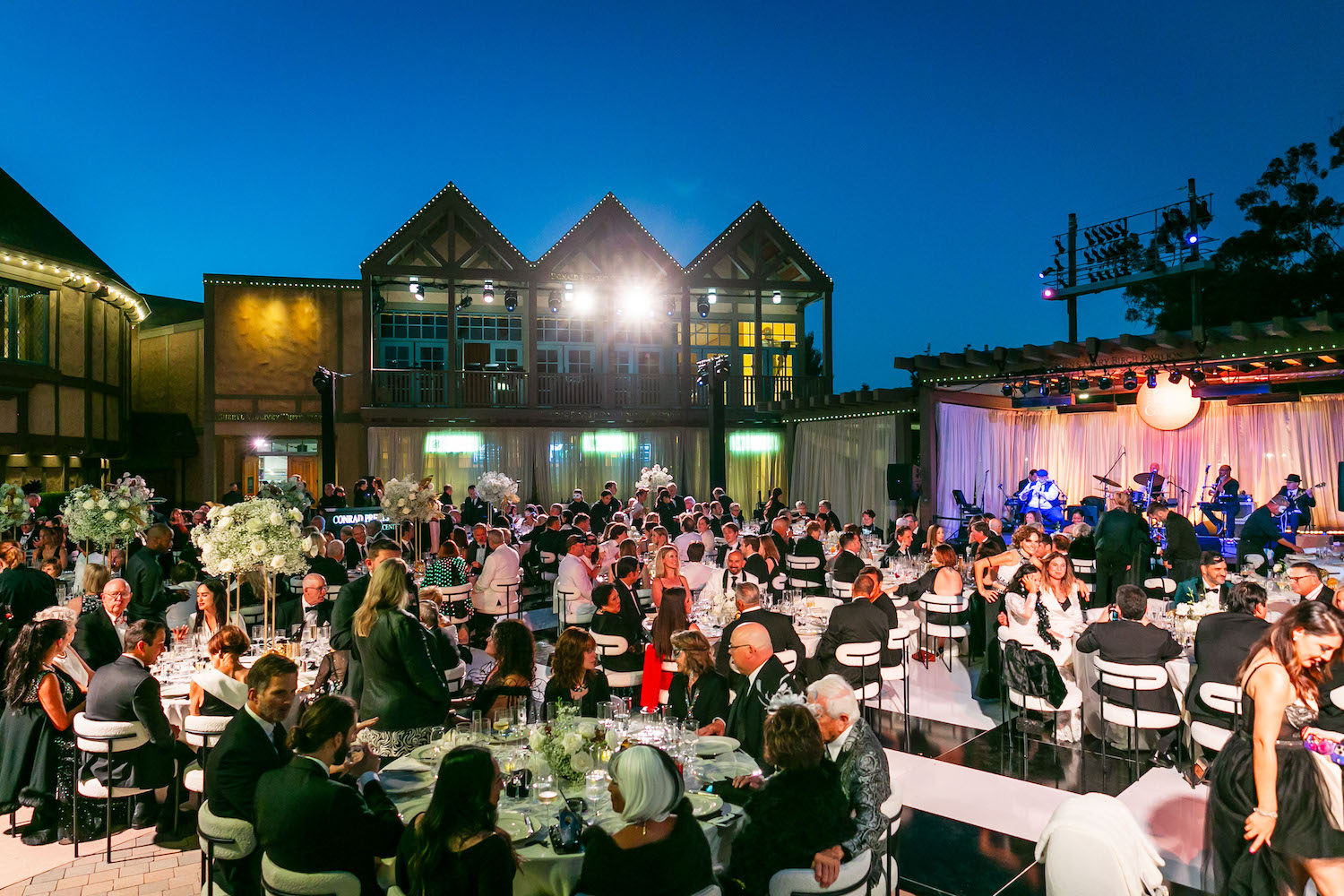 Old Globe's 2024 Gala Black and White Masquerade at Balboa Park, San Diego 