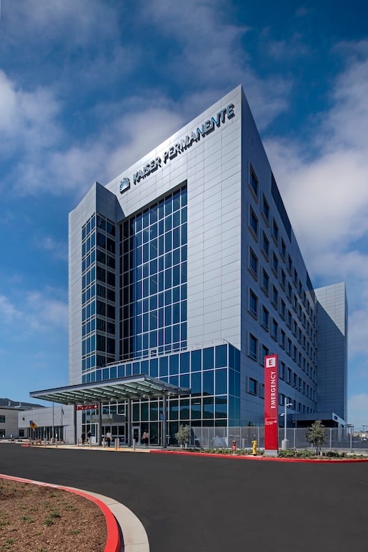 Exterior of Kaiser Permanente's new San Marcos Medical Center in San Diego