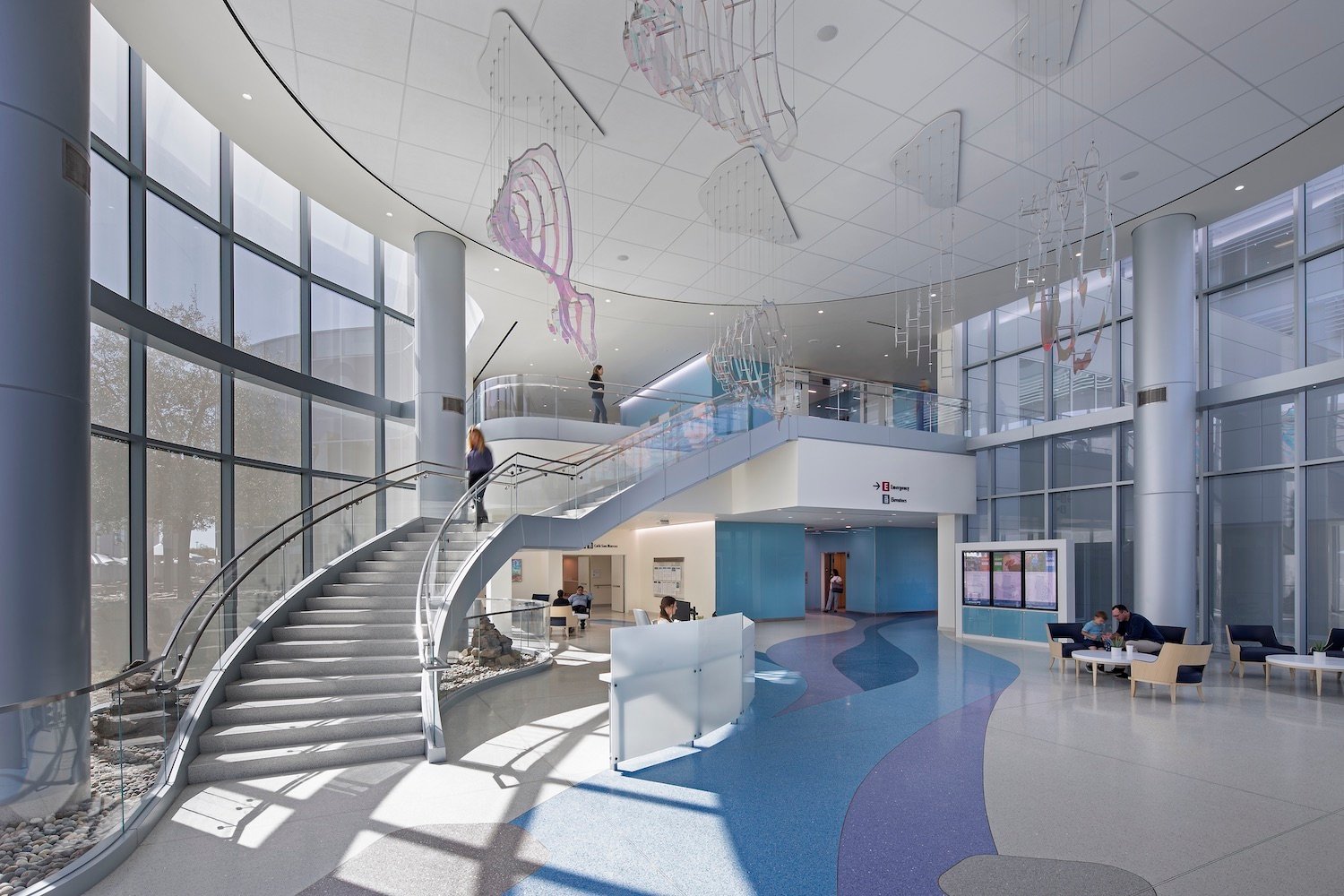 Interior of Kaiser Permanente's new San Marcos Medical Center in San Diego