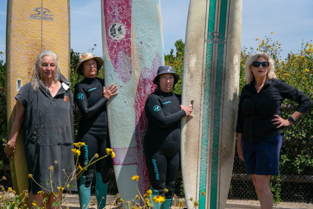 Paddling Out with California's Older Women Surfers