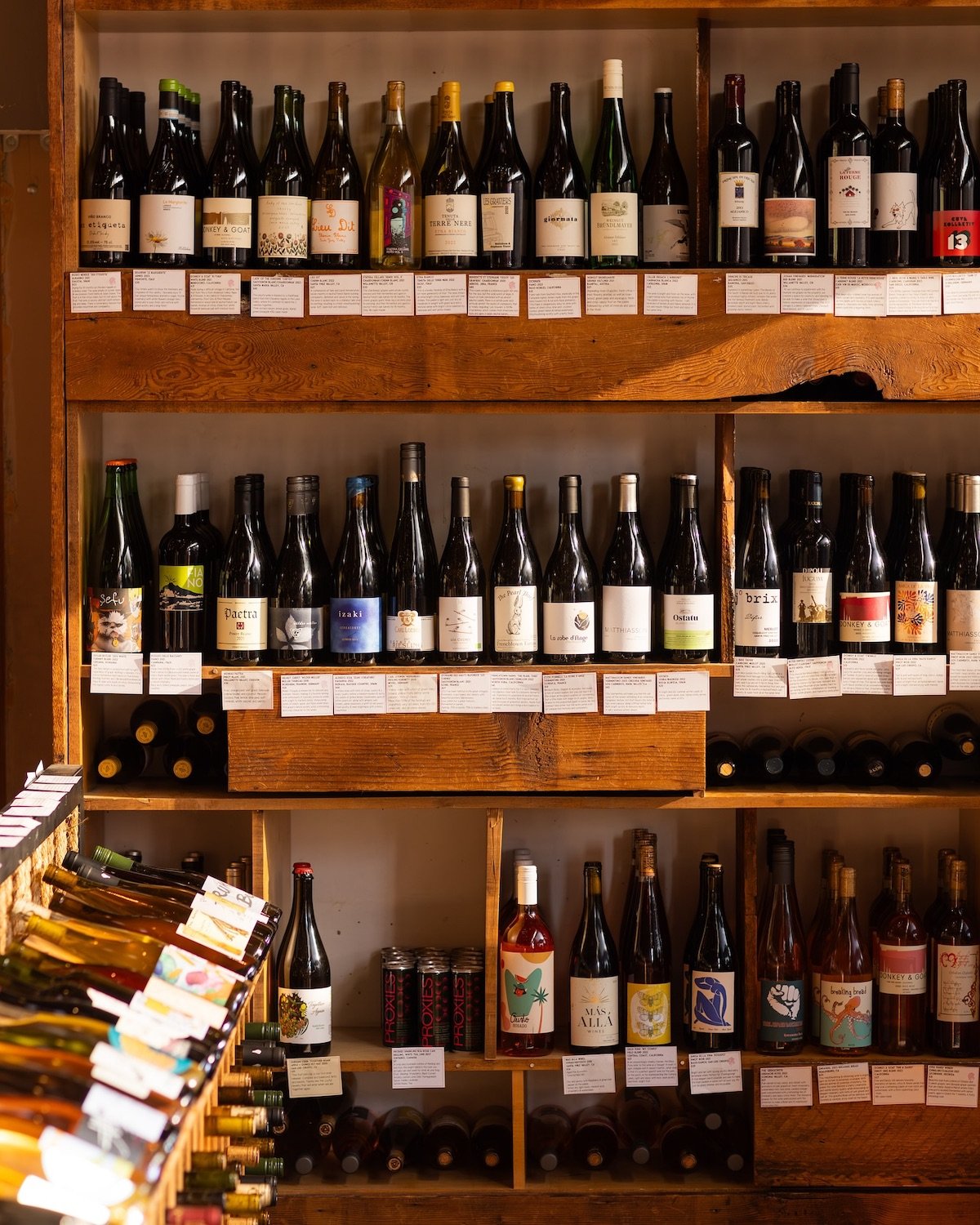 Best wine bars in San Diego featuring the interior of The Rose Wine Bar in South Park