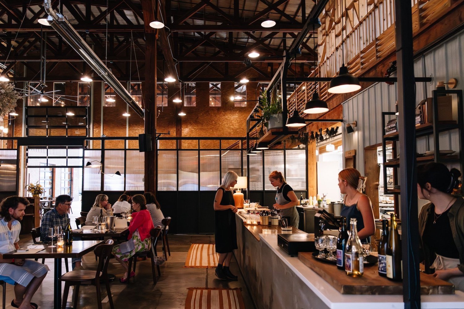 Inside a restaurant that is part of Compost Connectors grant program through regenerative farming nonprofit Zero Foodprint