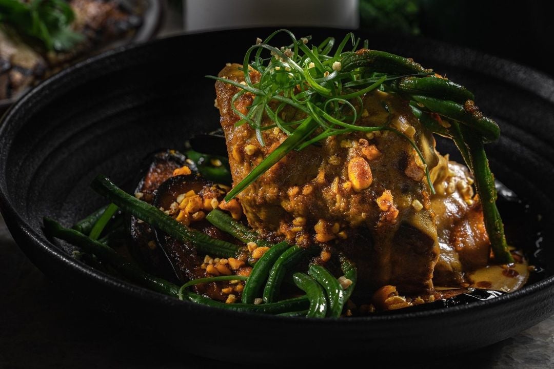 Best Filipino food dishes in San Diego featuring Short Rib Kare Kare from Animae downtown