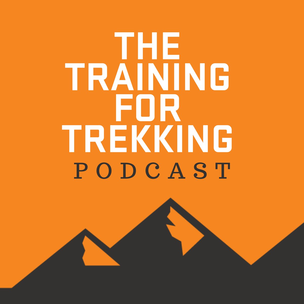 Best hiking and outdoors podcasts featuring The Training For Trekking Podcast logo