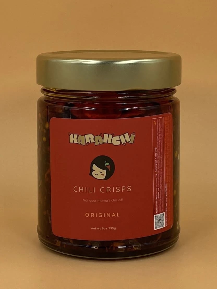 San Diego gifts to buy this holiday season featuring jar of Chili Crisps from Karanchi