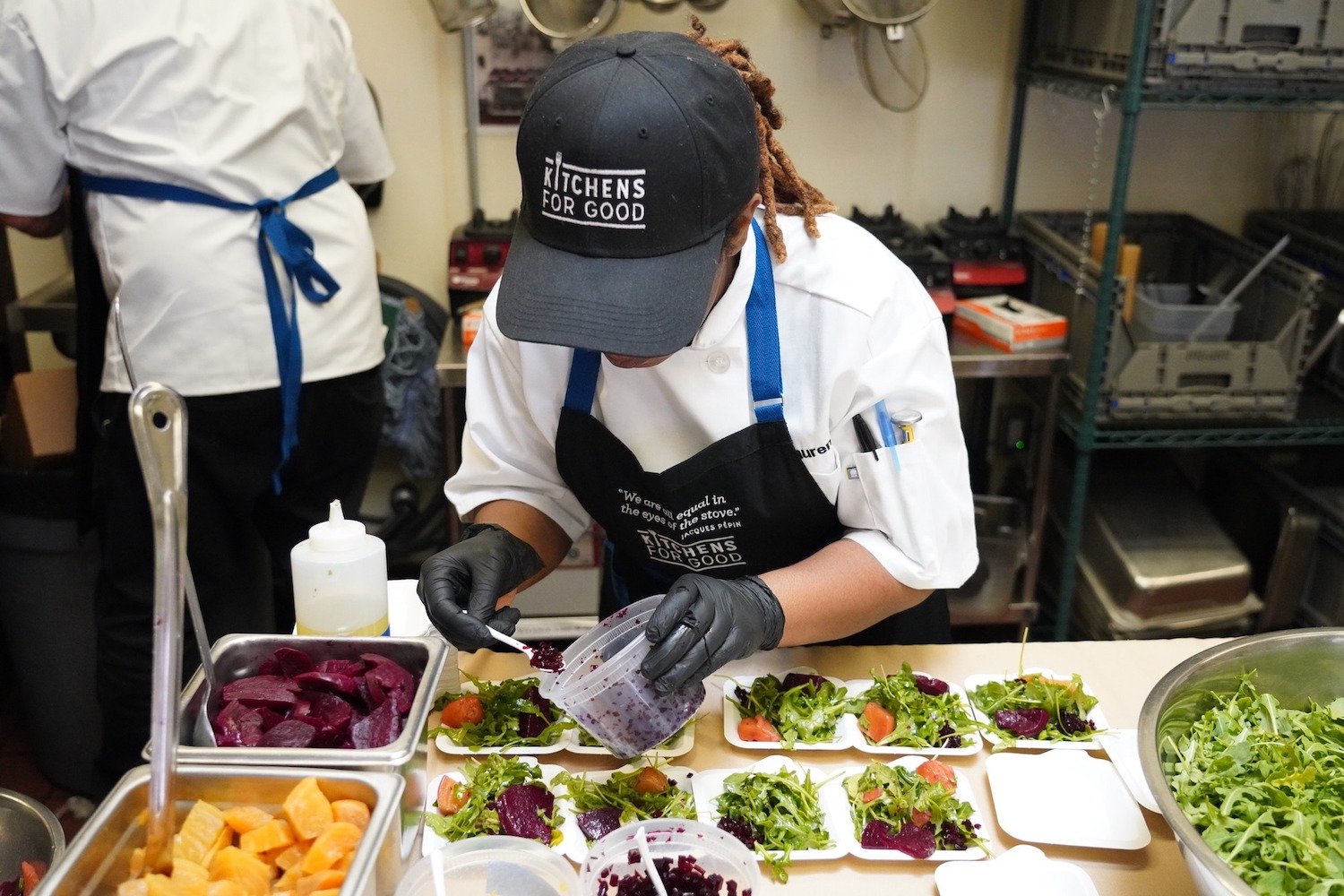 San Diego nonprofit Kitchens for Good featuring a chef in mentoring