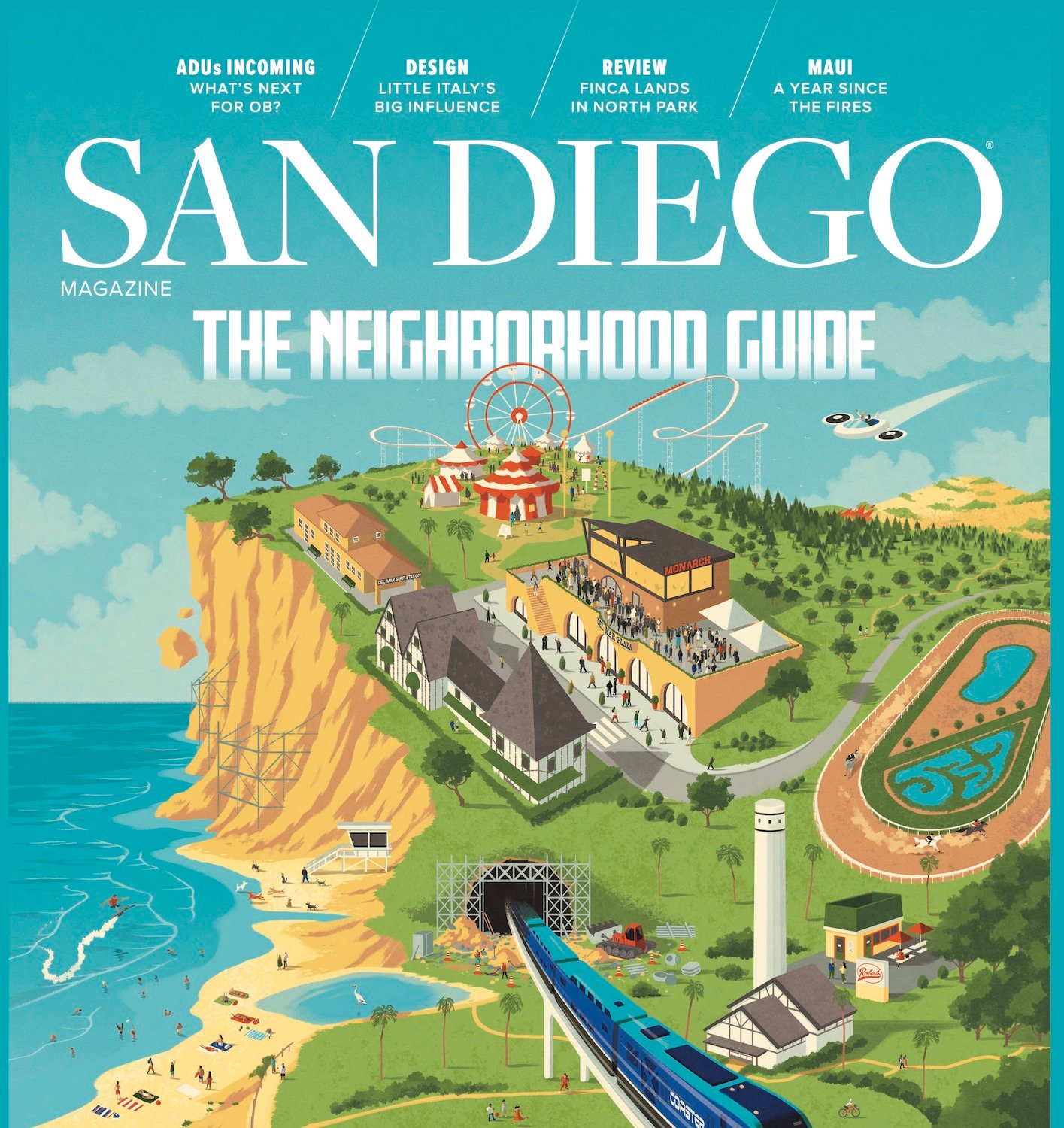 San Diego Magazine subscription August 2024 edition cover