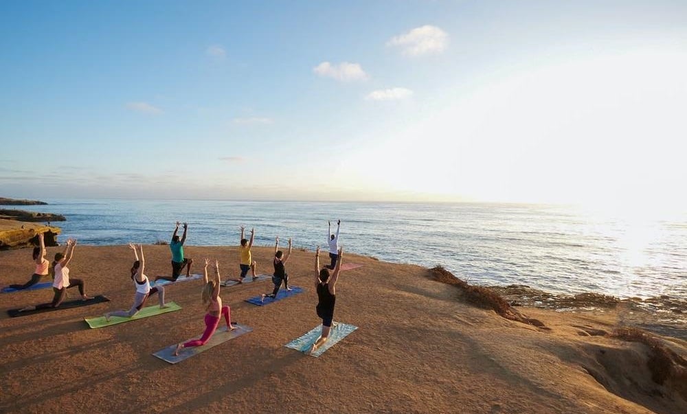 Best sunset spots in San Diego featuring Garbage Beach at Sunset Cliffs