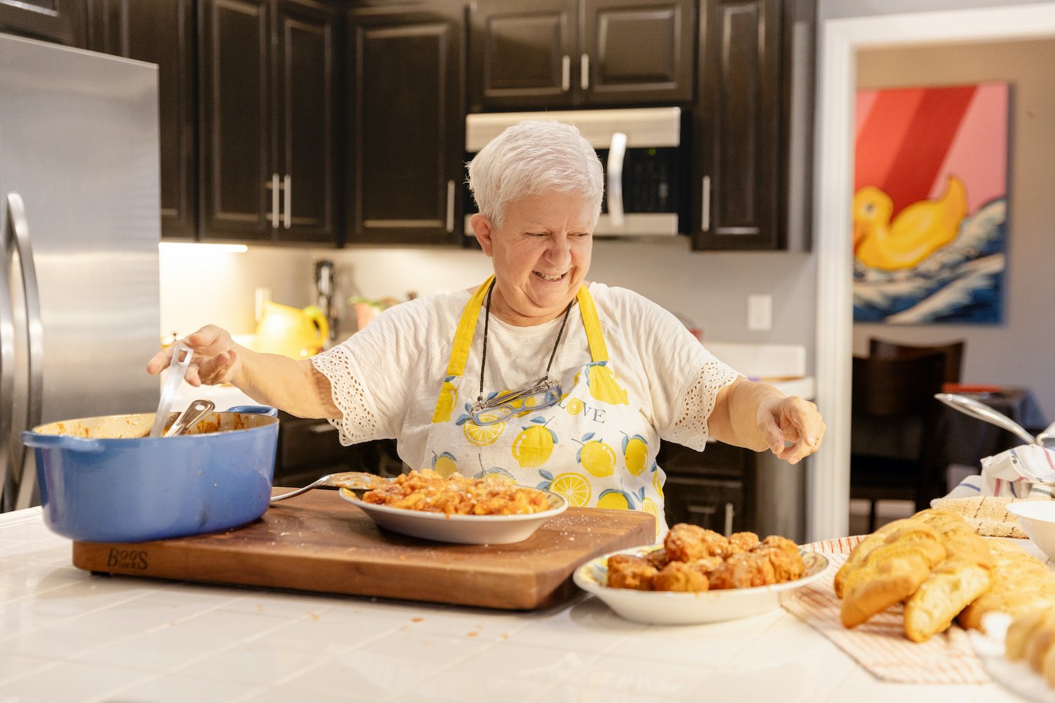 San Diego food influencer Anna Prezio @thaladyanna known for her cooking content