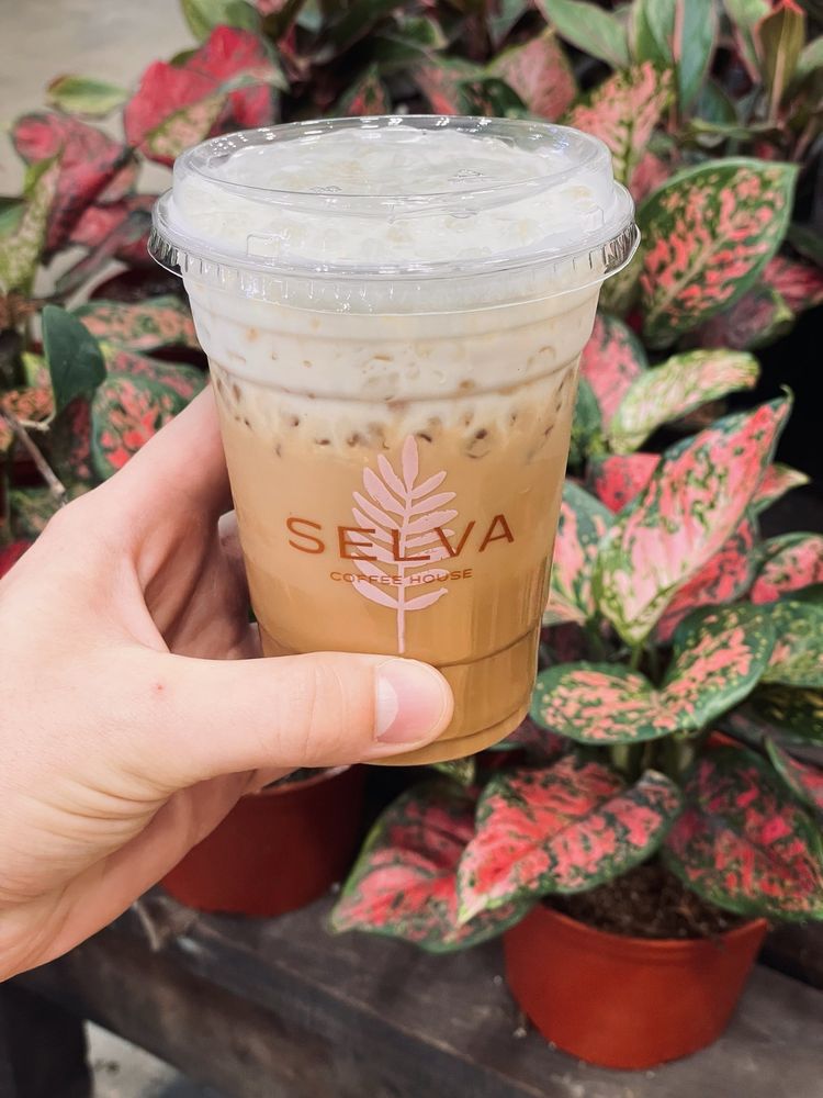 Best fall coffee drinks in San Diego featuring the To Die For from Selva Coffee House in Terra Bella Nursery in the Midway District