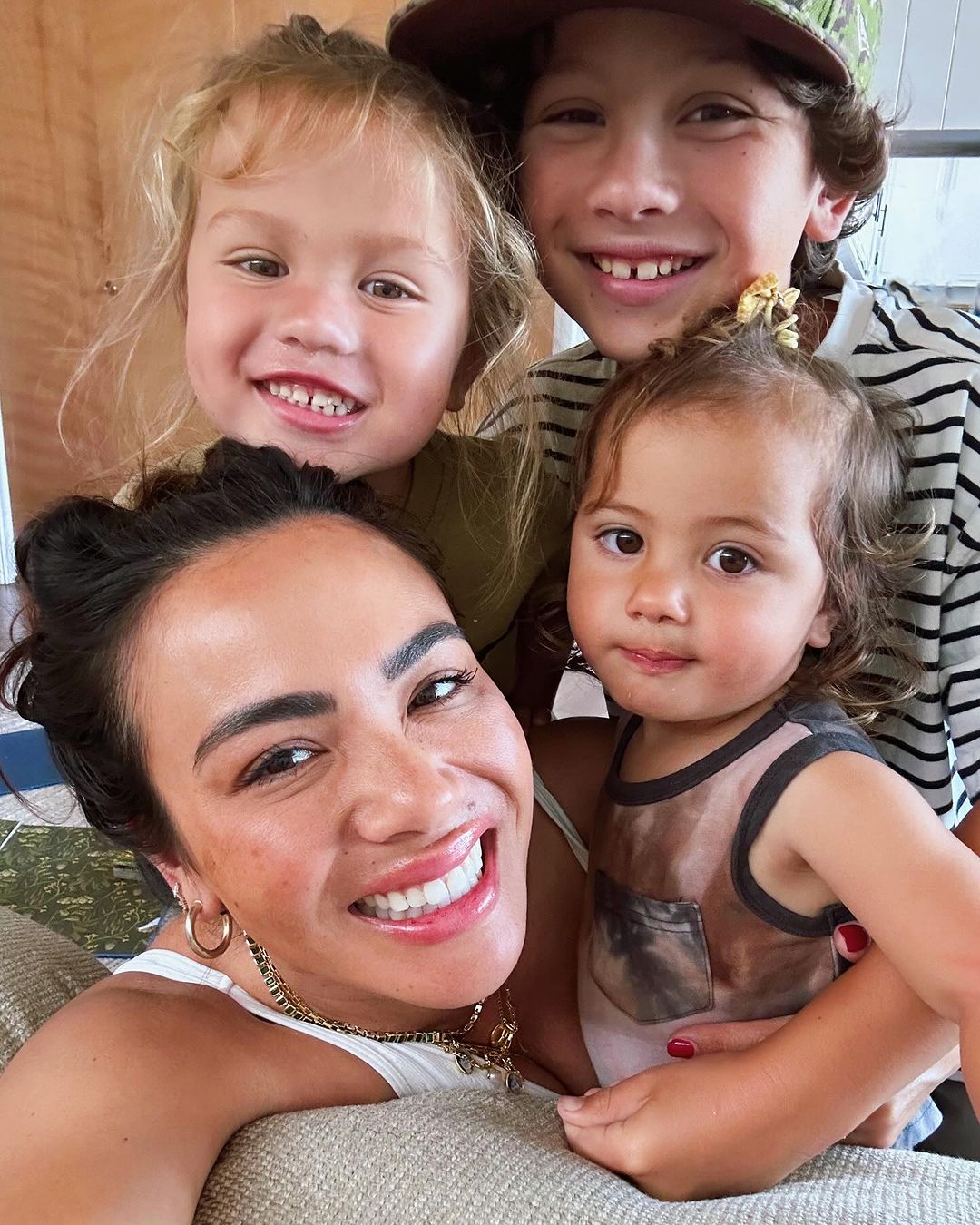 Andrea Van De Vort San Diego entrepreneur and owner of boutique shop Van De Vort with her three kids