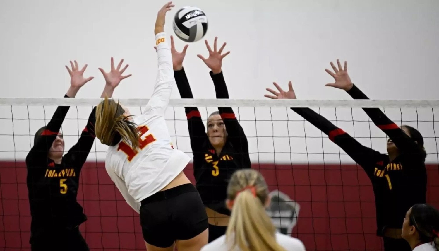 San Diego athlete Mae Kordas of Cathedral Catholic high school's volleyball team set to play Yale volleyball