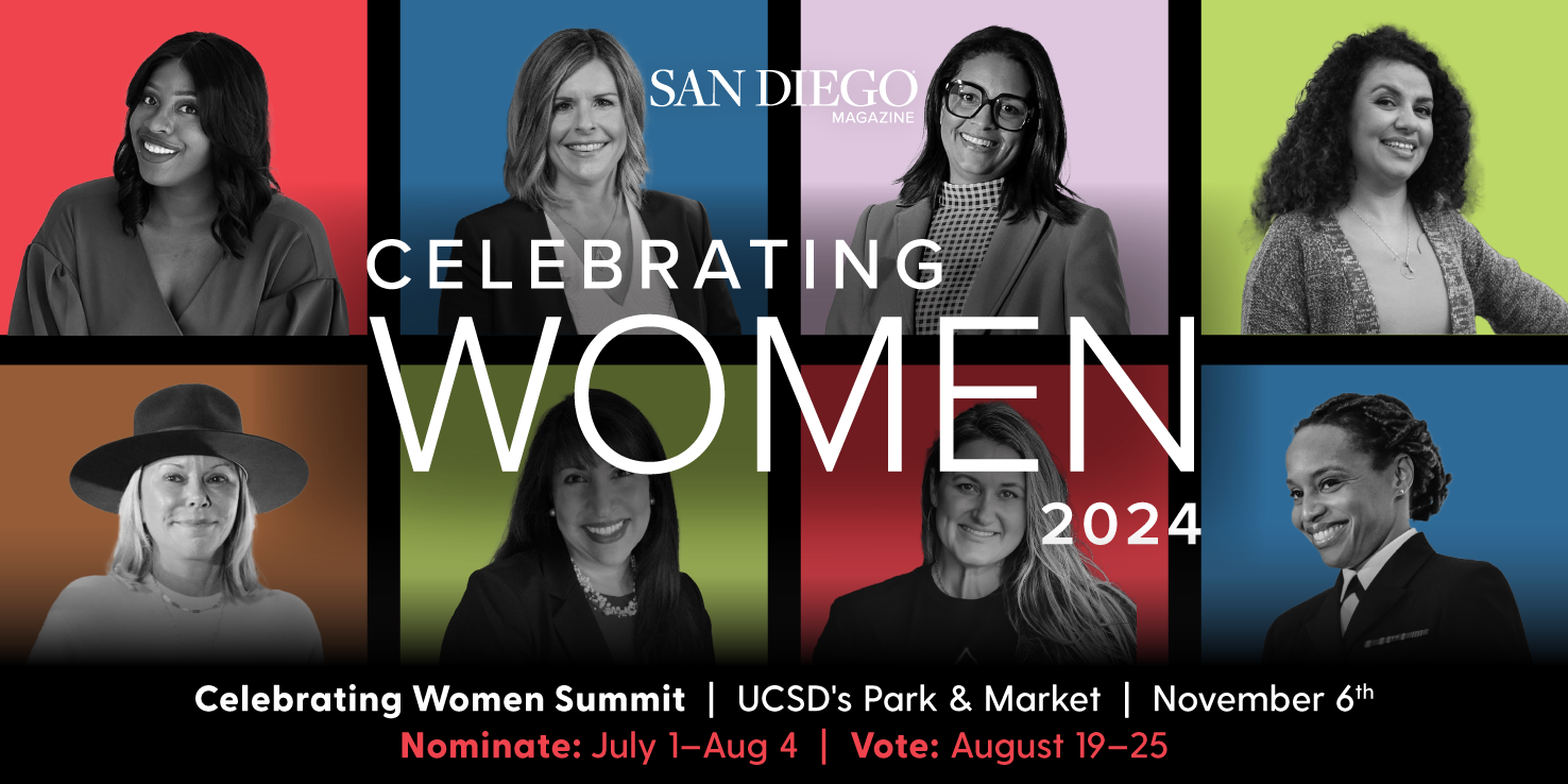 Things to do this weekend in San Diego Nov. 6-10, 2024 featuring  San Diego Magazine's Celebrating Women event at 