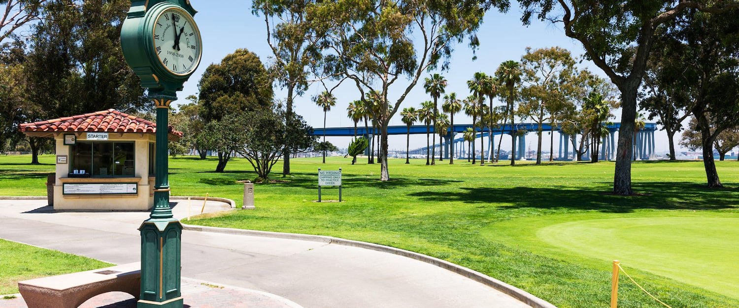 San Diego's best golf courses featuring Coronado public Golf Course