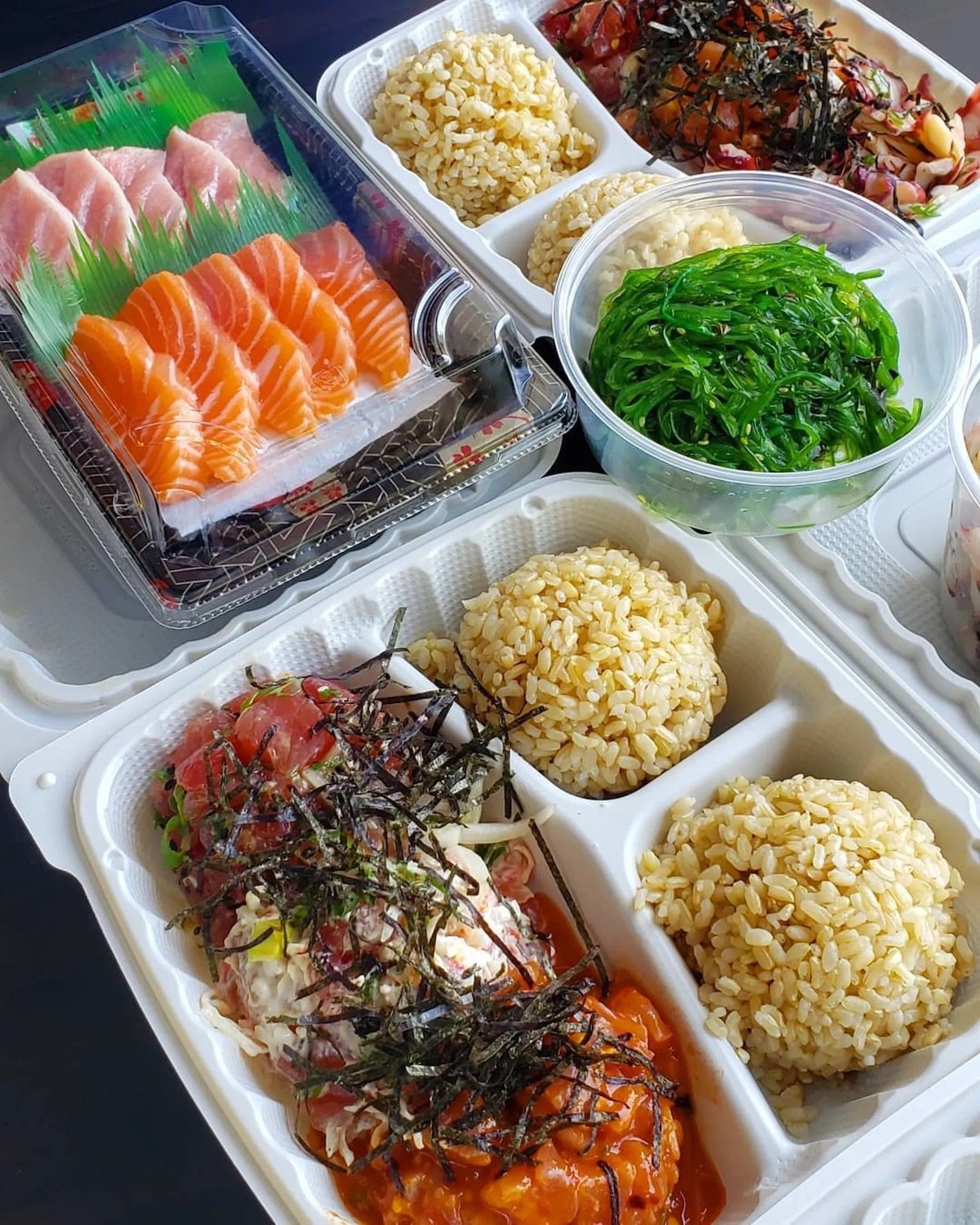 Poke bowl and raw fish from Hawaiian Fresh Seafood in Liberty Station