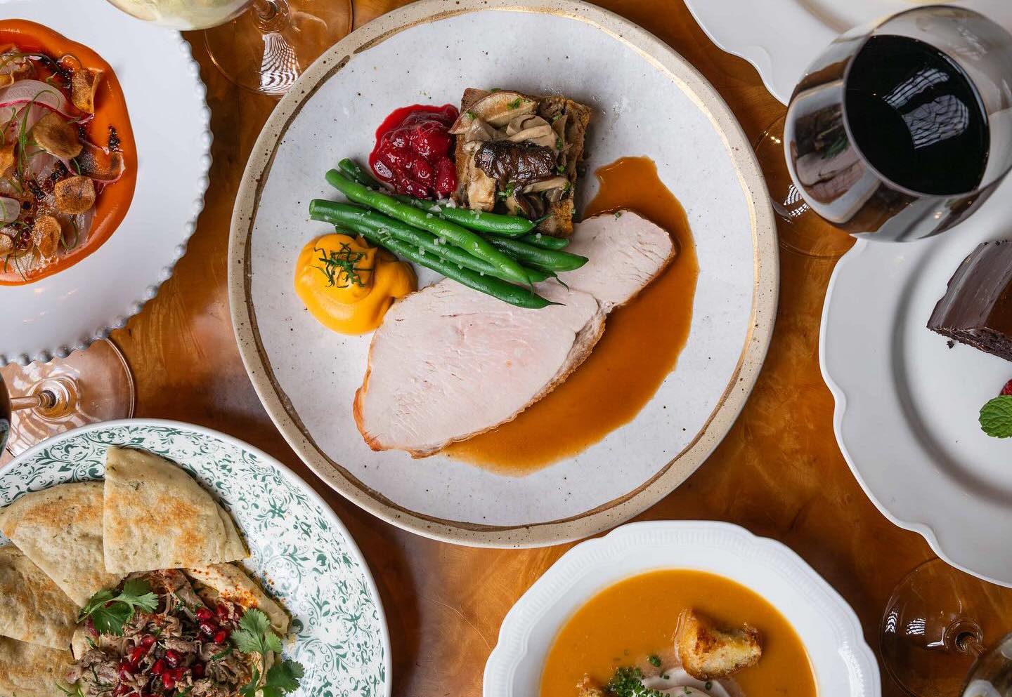 Thanksgiving dinner specials in San Diego 2024 featuring Lillian's at Rancho Santa Fe