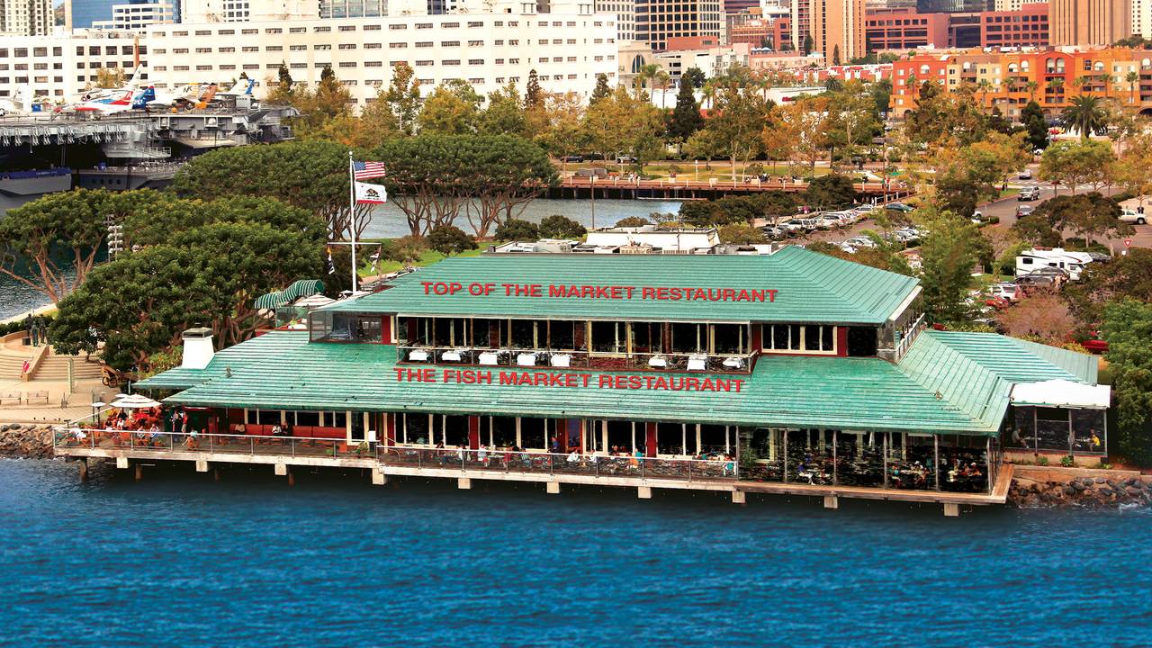 San Diego seafood restaurant The Fish Market's Seaport Village location which was bought by Brigantine's restaurant group