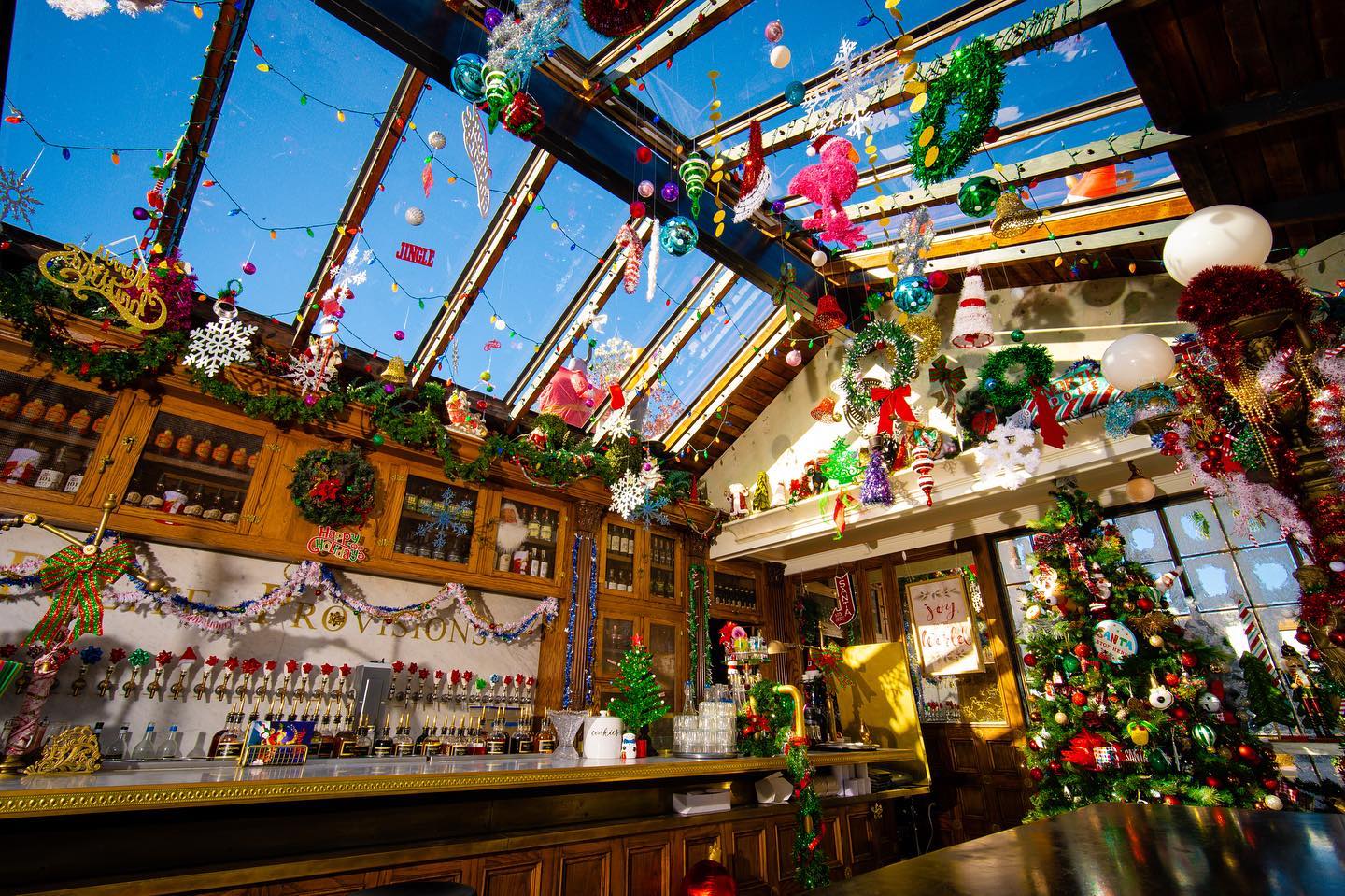 Interior of San Diego bar Polite Provisions in North Park which recently had their ABC license revoked and is closed