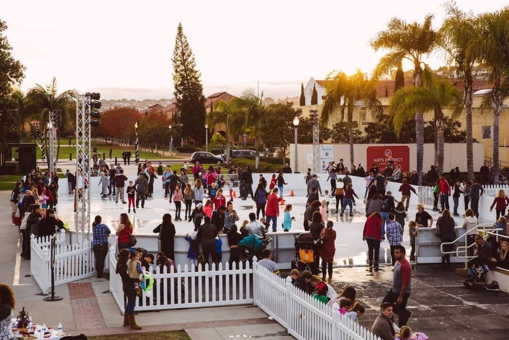 The Rady Children's Ice Rink opens in Liberty Station this weekend.