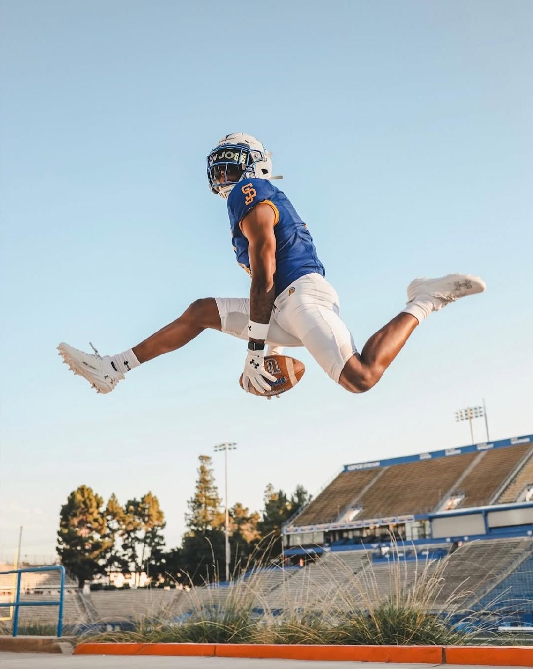 San Diego football player Sir Autry for Hoover High School and set to play at San Jose State's college football team