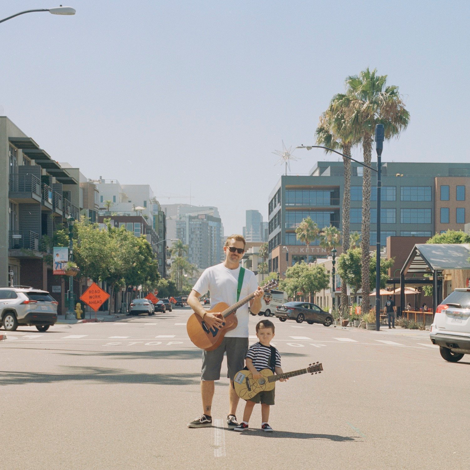 San Diego Film portraits by photographer Iz Castillo for his series "Portraits on Kettner" featuring BJ & Pete Jezbera