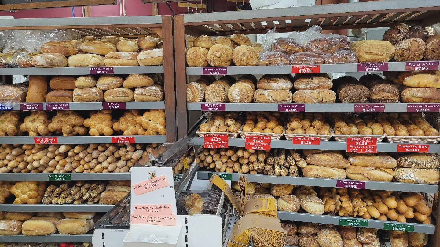 Interior of San Diego bakery Bread & Cie located in Hillcrest and celebrating their 30th anniversary