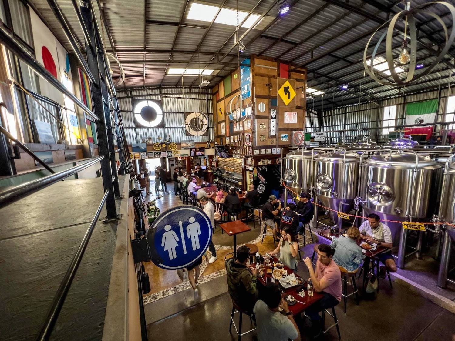 Interior of Ensenada brewery Cerveceria Transpeninsular founded by Collin Corrigan who's opening a new brewery on Adams Avenue in North Park, San Diego