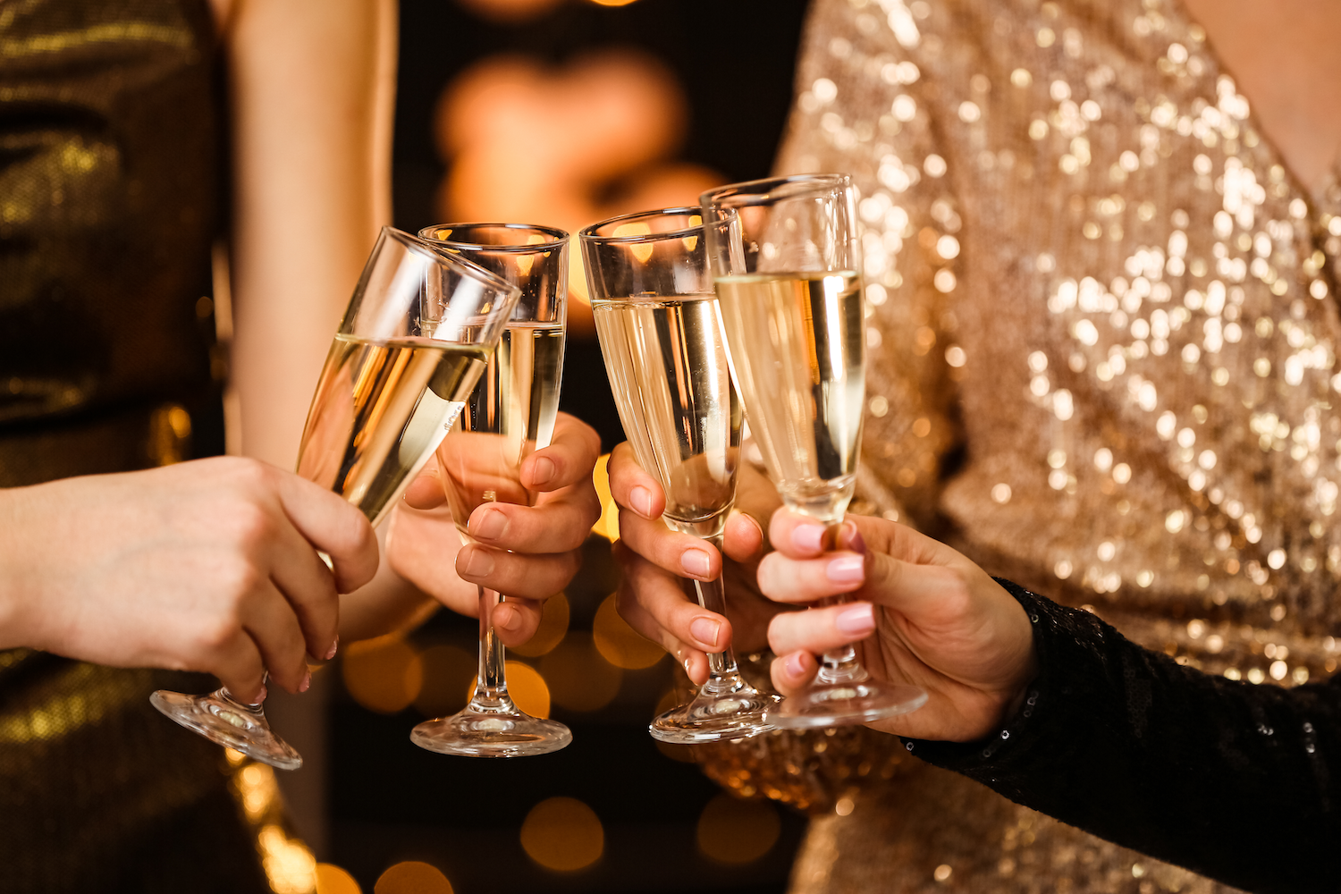 San Diego events this weekend December 31 - January 4, 2025 featuring a champagne toast at Hard Rock Hotel San Diego's NYE Glam