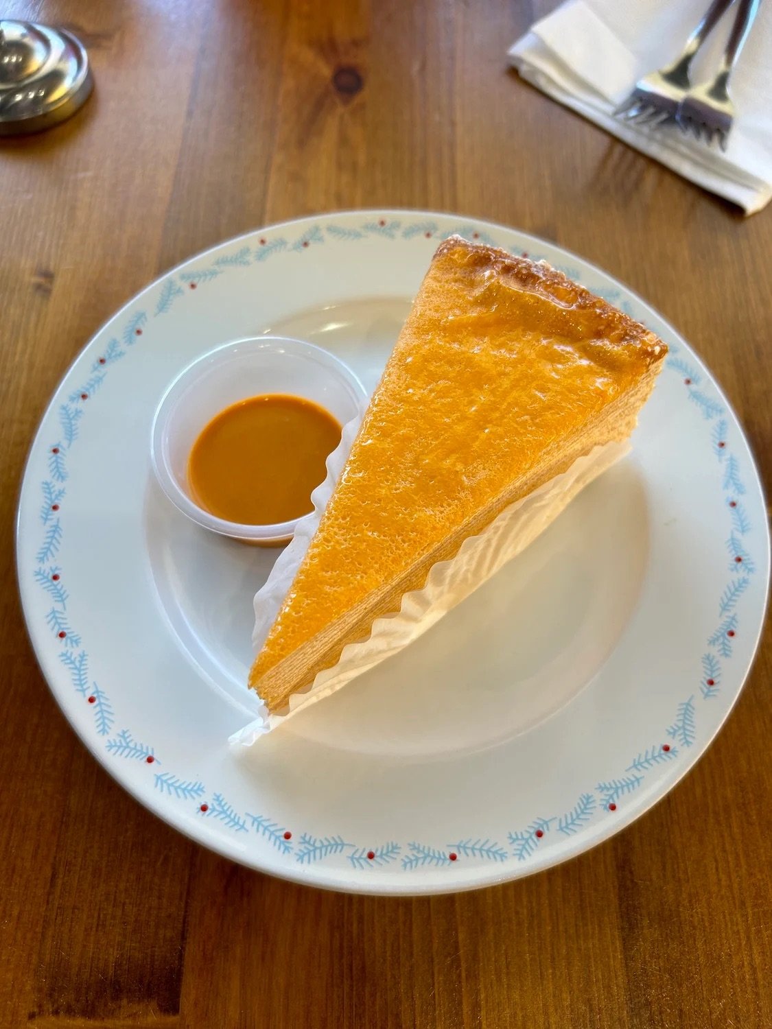 Thai Tea Crepe Cake from San Diego bakery Cake De Partie in the Convoy District