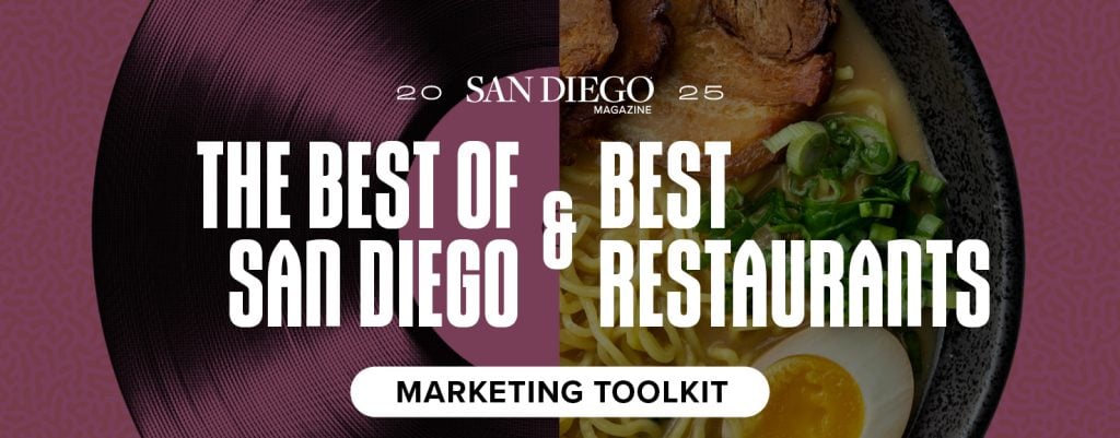 San Diego Magazine Best Restaurants & Best of San Diego Marketing toolkit