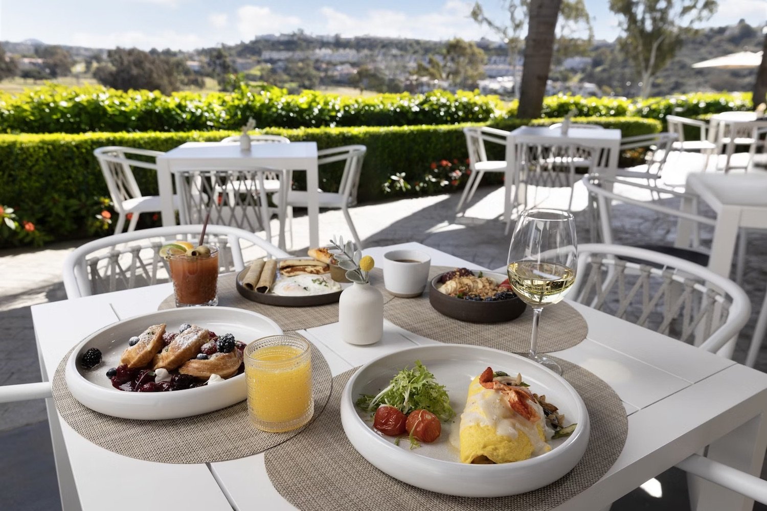 Food from San Diego restaurant VUE at the Omni La Costa Resort & Spa in Carlsbad open for Christmas 2024