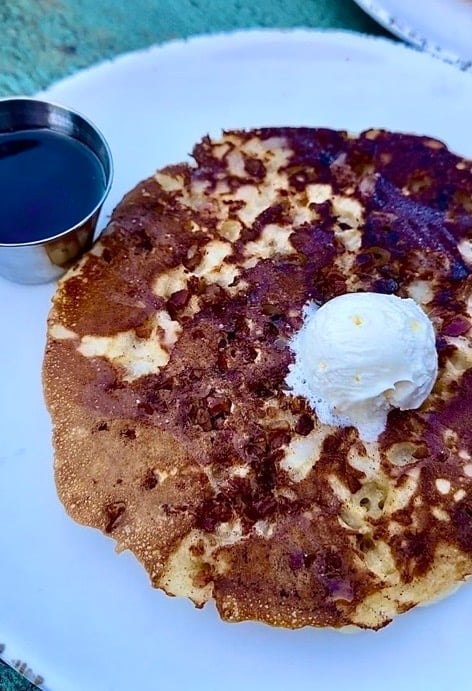 Cinnamon Bacon Pancakes from Stratford at the Harbor in Oceanside