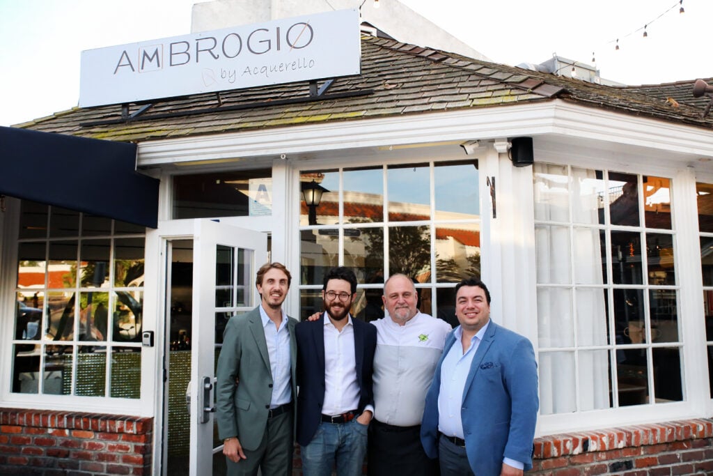 San Diego Michelin-recognized restaurant Ambrogio by Acquerello closing in La Jolla featuring owners