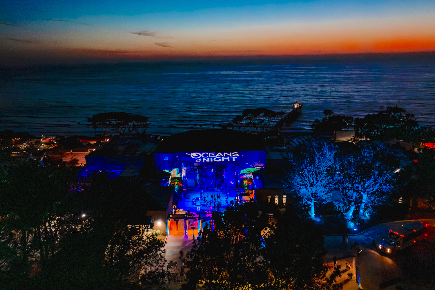 Things to do in San Diego this weekend January 30 - February 2, 2025 featuring Oceans at Night: January event at Birch Aquarium