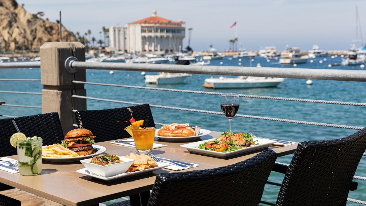 Food from Bluewater Grill in Catalina Island from the owners of new restaurant Mia's Solana Beach 