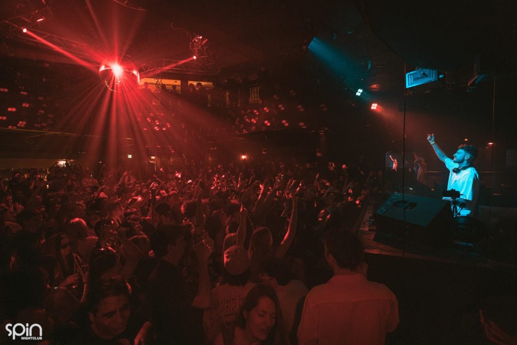 Dj at downtown San Diego electronic music dance club Spin Nightclub which is under new ownership by SD Union