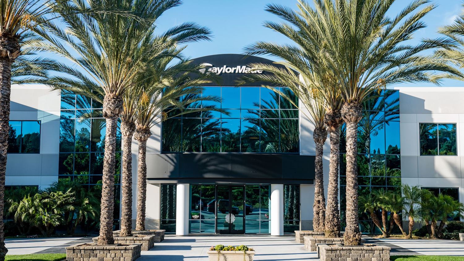 Exterior of San Diego golf brand TaylorMade's headquarters in Carlsbad