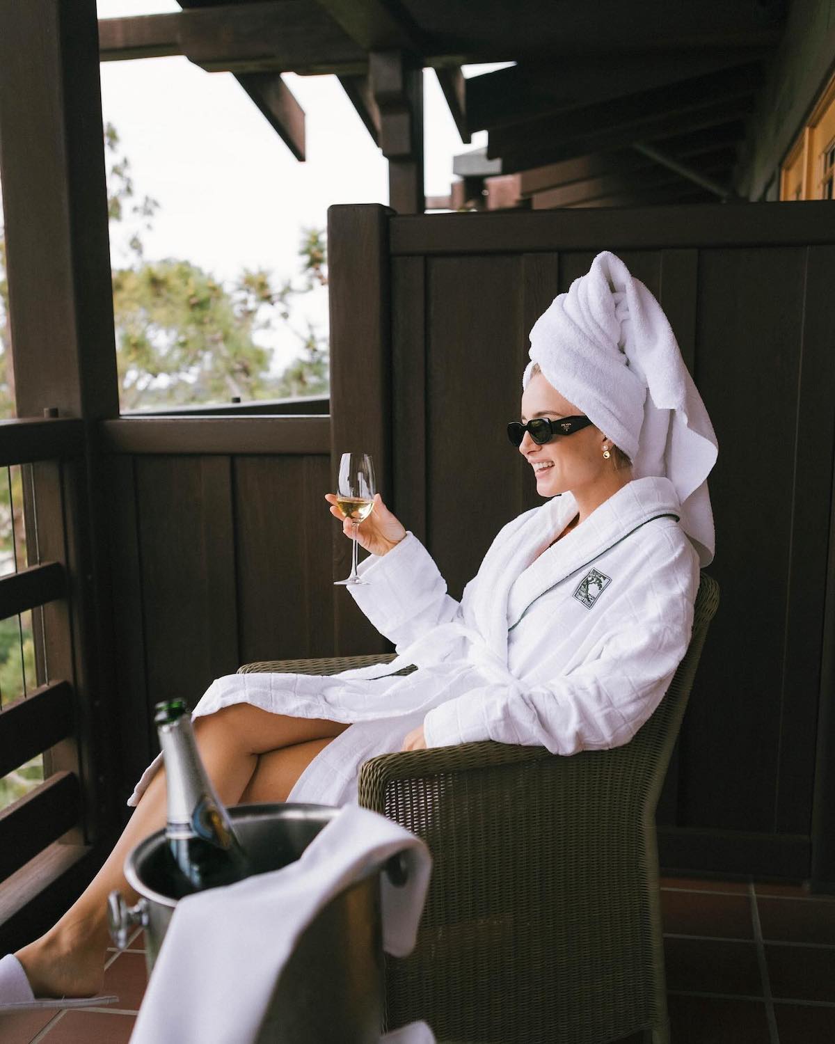 Spa visitor at The Lodge at Torrey Pines in San Diego